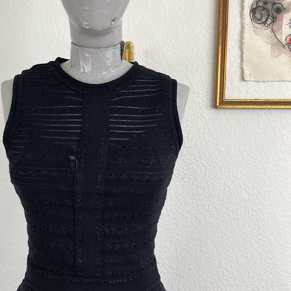 Missoni Knit Crochet Sleeveless Knit Fit Flare A Lined Knee Dress - Picture 2 of 12